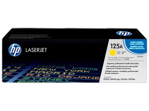 Kaseta z tonerem HP 125A żółty CB542A Kaseta z tonerem HP 125A żółty CB542A