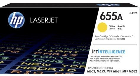 Toner HP 655A (Żółty) CF452A Toner HP 655A (Żółty) CF452A