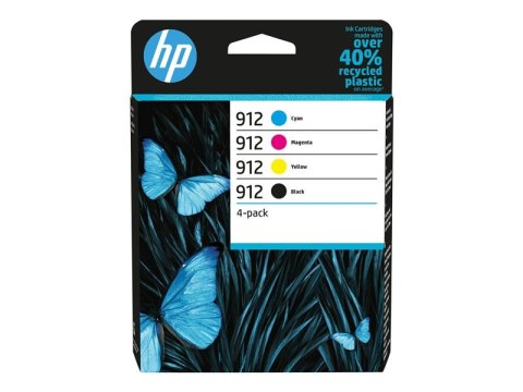 Zestaw tuszy HP 912 CMYK (6ZC74AE)