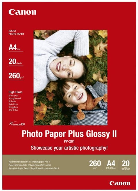 Papier CANON Plus II 260g A4 PP-201 2311B019 Papier CANON Plus II 260g A4 PP-201 2311B019