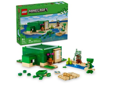 LEGO 21254 MINECRAFT - Domek na plaży żółwi LEGO 21254 MINECRAFT - Domek na plaży żółwi