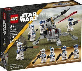 LEGO 75345 Star Wars - Zestaw bitewny: żołnierze-klony z 501. legionu LEGO 75345 Star Wars - Zestaw bitewny: żołnierze-klony z 501. legionu