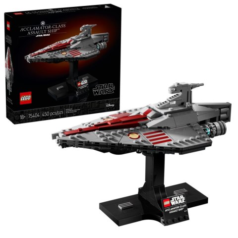 LEGO STAR WARS Krążownik szturmowy typu Acclamator 75404 LEGO STAR WARS Krążownik szturmowy typu Acclamator 75404
