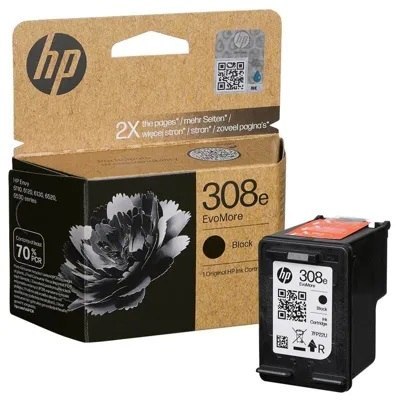 Tusz HP 308e Czarny (7FP22UE) Tusz HP 308e Czarny (7FP22UE)