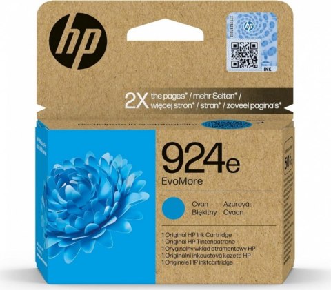 Tusz HP 924e XL cyan (4K0U7NE) eko Tusz HP 924e XL cyan (4K0U7NE) eko