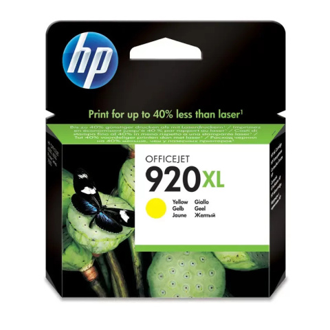 Tusz HP 920 XL yellow (CD974AE) Tusz HP 920 XL yellow (CD974AE)