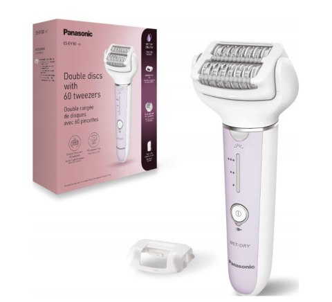 Depilator Akumulatorowy do Bikini Nóg Panasonic ES-EY30-V503 Podwójne Dyski LED