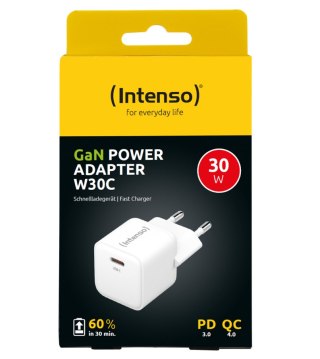 Intenso Power Adapter Usb C Gan 7803022 Biały