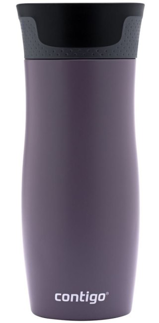 Kubek termiczny podwójne ścianki Contigo West Loop, Dark Plum 2.0 470 ml