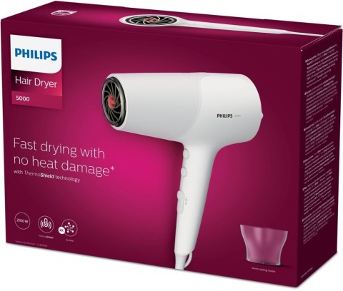 Suszarka do włosów PHILIPS BHD500/00 (2100W /Biały )