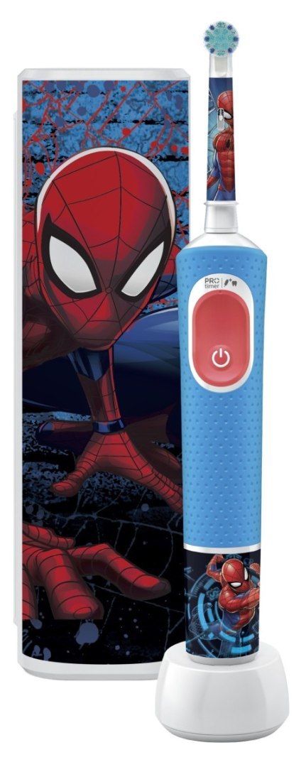 Szczoteczka elektryczna ORAL-B Vitality Pro D103 Kids Spiderman Niebieski (8006540773659)