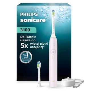 Szczoteczka soniczna PHILIPS Sonicare 3100 Biało-różowy (HX4032/03)