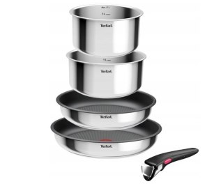 Zestaw garnków Tefal Ingenio Cook Eat 5 el. Stal nierdzewna non-stick L881S504