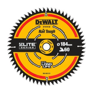 DEWALT Tarcza pilarska ELITE CSB 184 X 16MM 60T